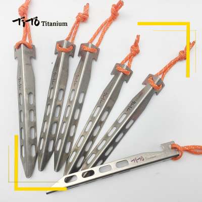 TITO factory Titanium plus v shaped tent peg