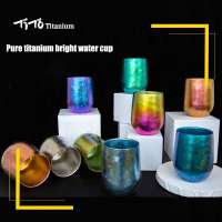 TITO factory wholesales metal big titanium water cup with 46g and many colour