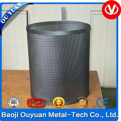 platinum coated titanium anodes basket for electroplating and swimming pool