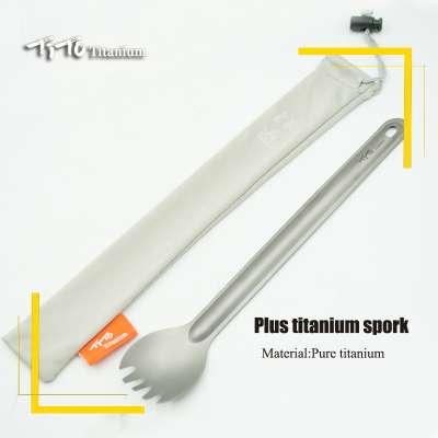 TITO Titanium factory wholesale  plus spork with titanium spoon